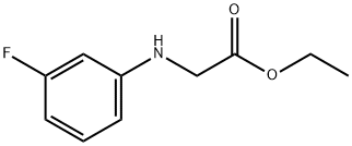 Glycine,N-(3-fluorophenyl)-, ethyl ester Structure