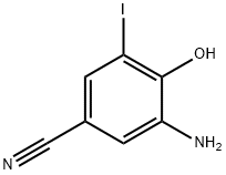 3-Amino-4-hydroxy-5-iodo-benzonitrile Structure