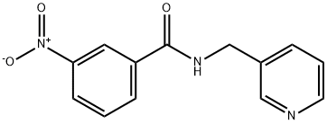3-nitro-N-(pyridin-3-ylmethyl)benzamide Structure