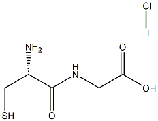 Glycine, L-cysteinyl-,monohydrochloride (9CI) Structure