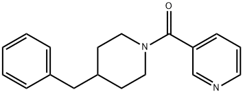 (4-benzylpiperidin-1-yl)(pyridin-3-yl)methanone 구조식 이미지