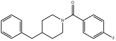 (4-benzylpiperidin-1-yl)(4-fluorophenyl)methanone Structure