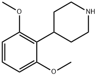 Piperidine, 4-(2,6-dimethoxyphenyl)- Structure