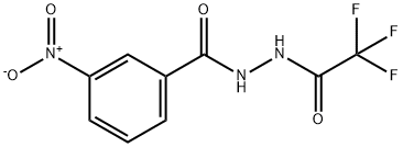 3-nitro-N'-(trifluoroacetyl)benzohydrazide Structure