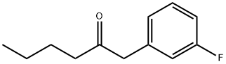 1-(3-FLUOROPHENYL)HEXAN-2-ONE Structure