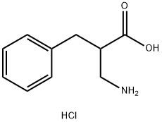 2-AMINOMETHYL-3-PHENYLPROPIONIC ACID HCL Structure