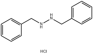 Hydrazine,1,2-bis(phenylmethyl)-, monohydrochloride (9CI) Structure