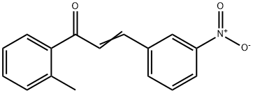 (2E)-1-(2-methylphenyl)-3-(3-nitrophenyl)prop-2-en-1-one Structure