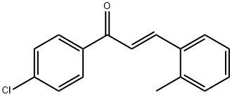 (2E)-1-(4-chlorophenyl)-3-(2-methylphenyl)prop-2-en-1-one Structure
