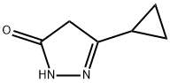 3-Cyclopropyl-4,5-Dihydro-1H-Pyrazol-5-One Structure