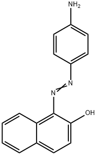 2-Naphthalenol, 1-[(4-aminophenyl)azo]- Structure