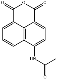 4-Acetylamino-1,8-naphthalic anhydride 구조식 이미지