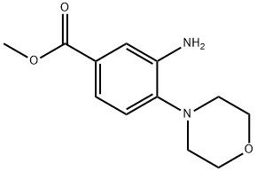 methyl 3-amino-4-morpholinobenzoate Structure