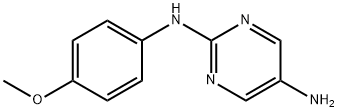 N2-(4-Methoxyphenyl)pyrimidine-2,5-diamine Structure