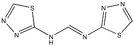 Methanimidamide,N,N'-di-1,3,4-thiadiazol-2-yl- 구조식 이미지