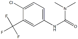 Urea, N'-[4-chloro-3-(trifluoromethyl)phenyl]-N,N-dimethyl- 구조식 이미지