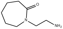 2H-Azepin-2-one, 1-(2-aminoethyl)hexahydro- Structure