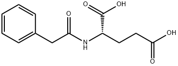 2-(2-Phenylacetamido)pentanedioic acid Structure