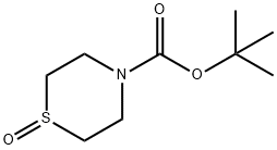 tert-butyl thiomorpholine-4-carboxylate 1-oxide Structure