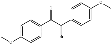 Ethanone,2-bromo-1,2-bis(4-methoxyphenyl)- 구조식 이미지