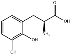 2,3-Dihydroxy-DL-Phenylalanine 구조식 이미지