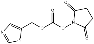 2,5-dioxopyrrolidin-1-yl thiazol-5-ylmethyl carbonate Structure