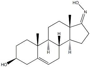 Androst-5-en-17-one,3-hydroxy-, oxime, (3b)- Structure