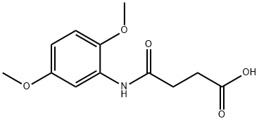 4-((2,5-dimethoxyphenyl)amino)-4-oxobutanoic acid Structure