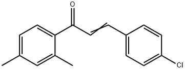(2E)-3-(4-chlorophenyl)-1-(2,4-dimethylphenyl)prop-2-en-1-one Structure
