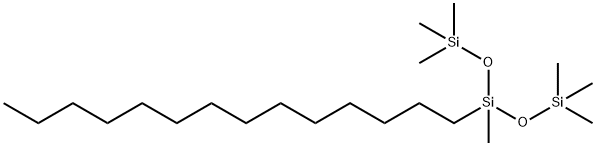 Trisiloxane, 1,1,1,3,5,5,5-heptamethyl-3-tetradecyl- Structure