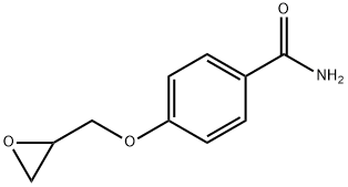 Benzamide, 4-(oxiranylmethoxy)- Structure