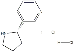 (S)-3-(PYRROLIDIN-2-YL)PYRIDINE DIHYDROCHLORIDE 구조식 이미지