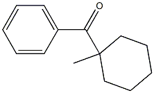 Methanone, (1-methylcyclohexyl)phenyl- 구조식 이미지