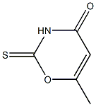 4H-1,3-Oxazin-4-one, 2,3-dihydro-6-methyl-2-thioxo- 구조식 이미지