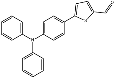 5-(4-(diphenylamino)phenyl)thiophene-2-carbaldehyde 구조식 이미지