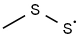 Methyldithio (8CI,9CI) Structure