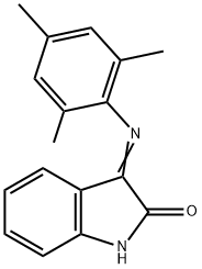 3-(mesitylimino)-1,3-dihydro-2H-indol-2-one Structure