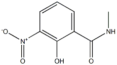 Benzamide, 2-hydroxy-N-methyl-3-nitro- Structure