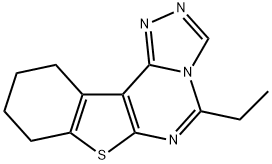 5-ethyl-8,9,10,11-tetrahydrobenzo[4,5]thieno[3,2-e][1,2,4]triazolo[4,3-c]pyrimidine Structure