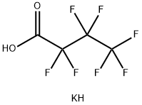 Butanoic acid, heptafluoro-, potassium salt 구조식 이미지