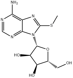 Adenosine,8-(methylthio)- (7CI,8CI,9CI) Structure