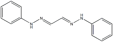 Ethanedial, bis(phenylhydrazone), (E,E)- Structure