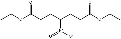 Heptanedioic acid, 4-nitro-, diethyl ester Structure