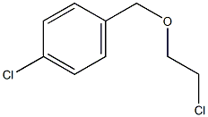 Benzene,1-chloro-4-[(2-chloroethoxy)methyl]- Structure