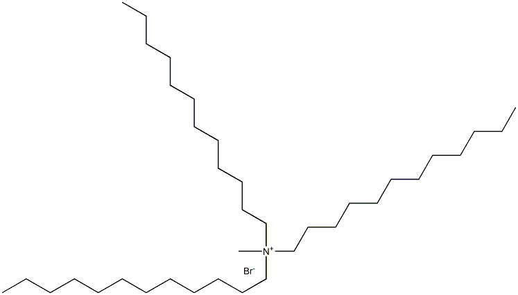 1-Dodecanaminium, N,N-didodecyl-N-methyl-, bromide Structure