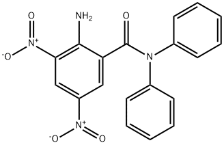 2-amino-3,5-dinitro-N,N-diphenylbenzamide Structure