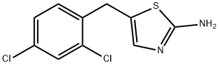 5-[(2,4-dichlorophenyl)methyl]-1,3-thiazol-2-amine Structure