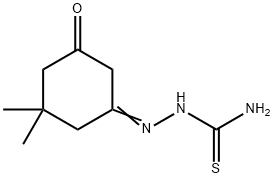 5,5-dimethyl-1,3-cyclohexanedione thiosemicarbazone 구조식 이미지