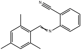 2-[(mesitylmethylene)amino]benzonitrile 구조식 이미지