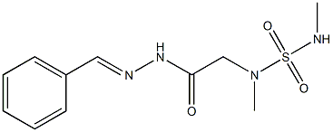 N-(benzylideneamino)-2-(dimethylsulfamoylamino)acetamide Structure